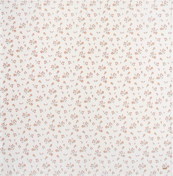 Lucky Brand Daisy Ivory Floral 90"X90" Cozy Plush Blanket - Premium Microfiber Throw for Luxurious Comfort and Style Full/Queen Size