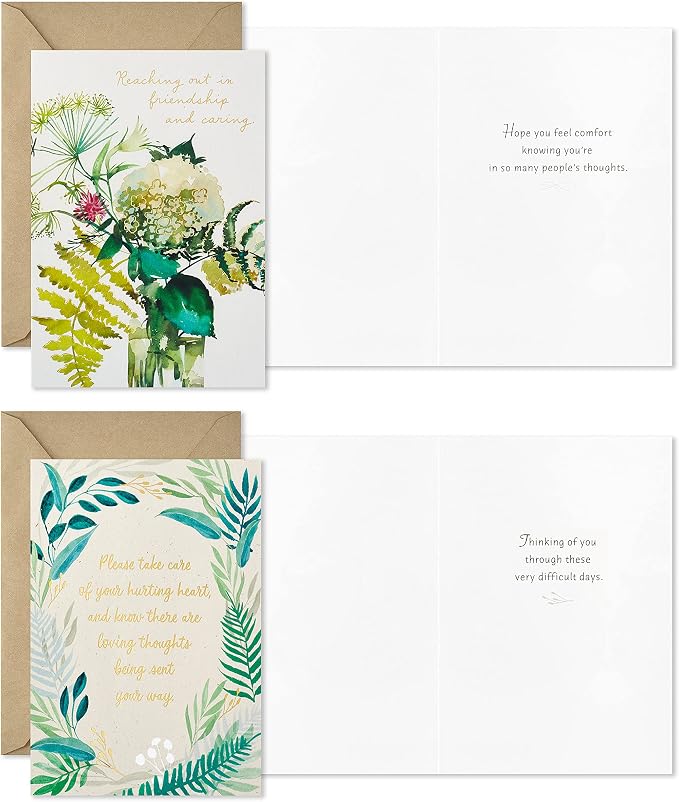 Hallmark Birthday and Sympathy Cards Assortment (32 Cards with Envelopes)