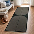 EDIMENS 2x6 Runner Rug Easy Jute Washable Kitchen Indoor Outdoor Non Slip | Rugs for Kitchen Floor Runner Rug for Laundry Balcony Low Pile Rugs Rainbow Carpet for Hallway Runner 6ft Entry