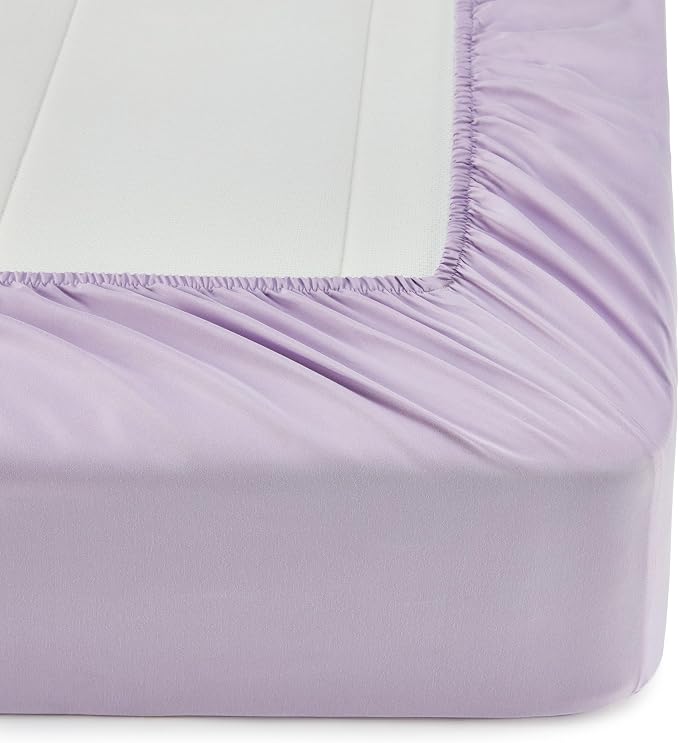Amazon Basics 7-Piece Soft, Easy-Wash Microfiber Kid's Bed-in-a-Bag Bedding Set with Sheet and Comforter, Full/Queen, Unicorn Print