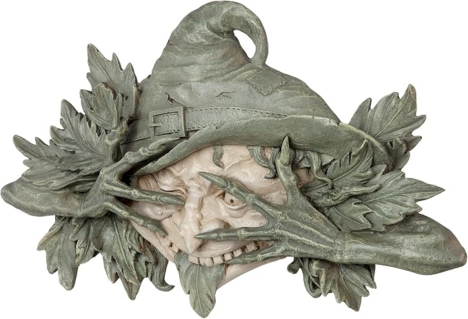 The Poison Ivy Forest Witch: Greenman Wall Sculpture