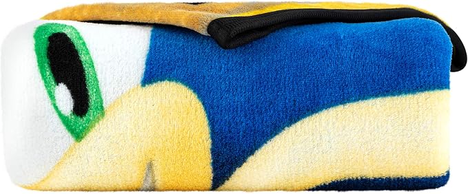 Franco Kids Bedding Super Soft Micro Raschel Throw, 46 in x 60 in, Sonic The Hedgehog, Anime