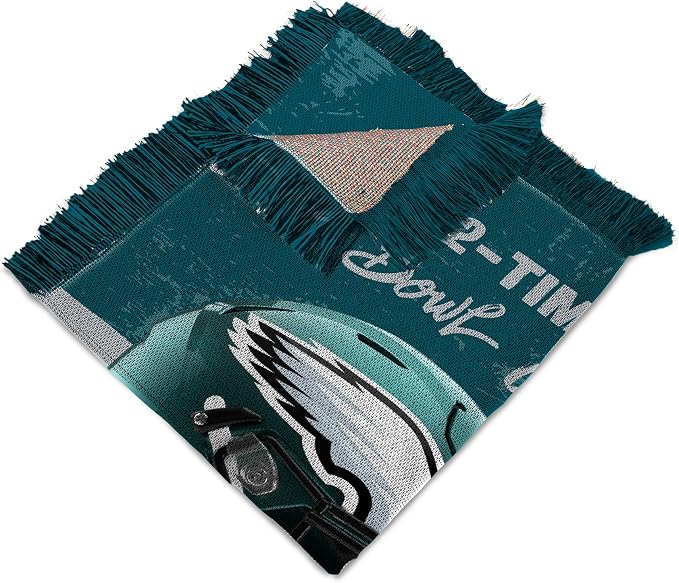 Northwest NFL Woven Tapestry Wall Hanging, 48 x 60 Inches, Officially Licensed, Decorative Fringes