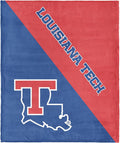Northwest NCAA Silk Touch Throw Blanket, Ultra Soft Plush Polyester, Lightweight Warm Decorative Fan Gift, 46 x 60 in