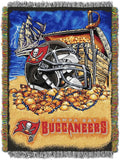 Northwest NFL Woven Tapestry Wall Hanging, 48 x 60 Inches, Officially Licensed, Decorative Fringes