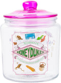 Silver Buffalo Harry Potter Hogsmeade Honeydukes Sweets, Glass Jar with Lid | Wizarding Treats, Cookie Snack Candy, Small Size