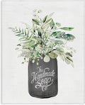 Handmade Soap Botanicals Floral, 16 x 20 Inch Canvas Wall Art | Stupell Industries · By Lettered and Lined · Ready to hang · Bathroom to bedroom accent · Made in USA