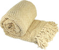 Home Soft Things Throw Blanket Knitted Tweed Throw 60'' x 80‘’, Light Camel, Super Soft Cozy Warm Comfortable Breathable Throw for Living Room Chair Couch Bed Sofa Bedroom Home Décor