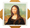 Leonardo da Vinci's Portrait of Mona Lisa (1503-1506), Quilling Art Greeting Card - Design Greeting Card for Birthday, Valentine's Day, Mothers Day, Spring, Fathers Day, Graduation, Wedding,