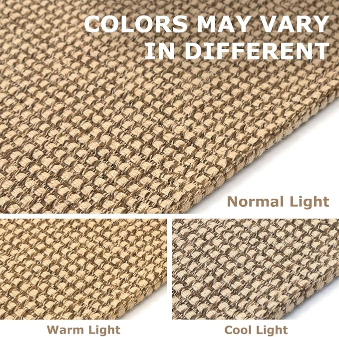 IOHOUZE Washable Exrea Long Hallway Runner Rug 3x18 Non Slip Rubber Backed Kitchen Runner Entryway Runner Indoor, Woven Rugs Floor Carpet for Kitchen Hall Entryway Stair, Orange/Tan/Brown