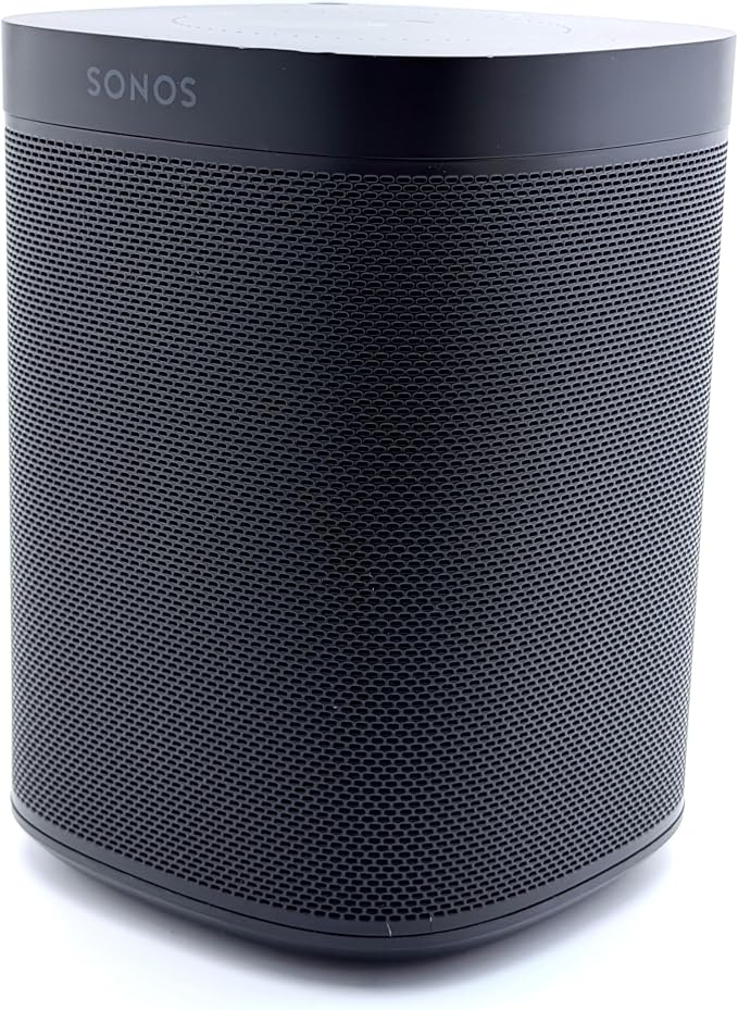 Sonos One (Gen 2) Smart Speaker with Alexa - Black (Renewed)
