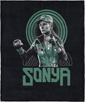 Mortal Kombat Silk Touch Throw Blanket – Sonya, Ultra-Soft Fleece, Plush & Lightweight, 50 x 60