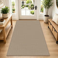 Faux Jute Rugs for Entryway, 3' x 5' Indoor Outdoor Rug, Farmhouse Washable Ultra-Thin Non-Slip Area Rug for Foyer, Backdoor, Living Room, Kitchen, Bedroom, Balcony