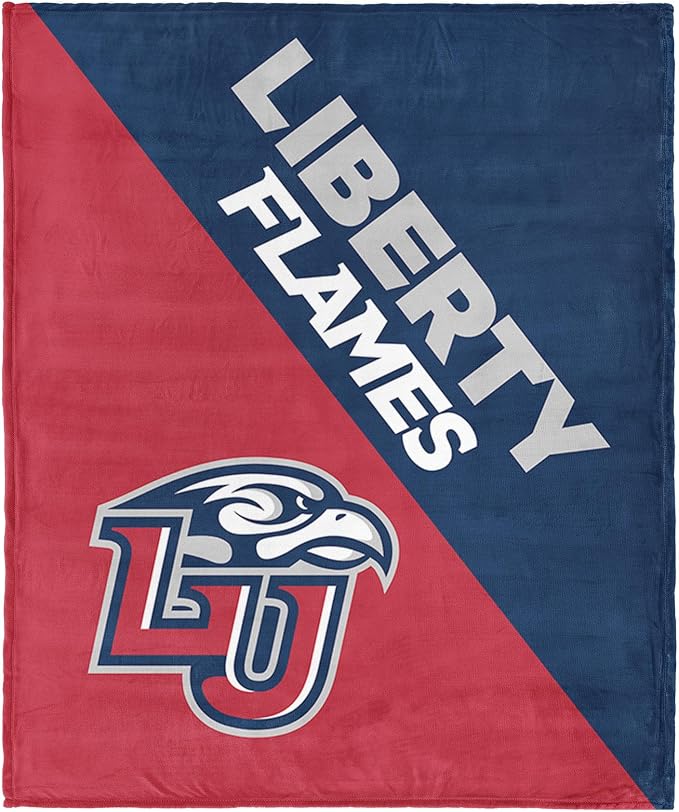 Northwest NCAA Silk Touch Throw Blanket, Ultra Soft Plush Polyester, Lightweight Warm Decorative Fan Gift, 46 x 60 in