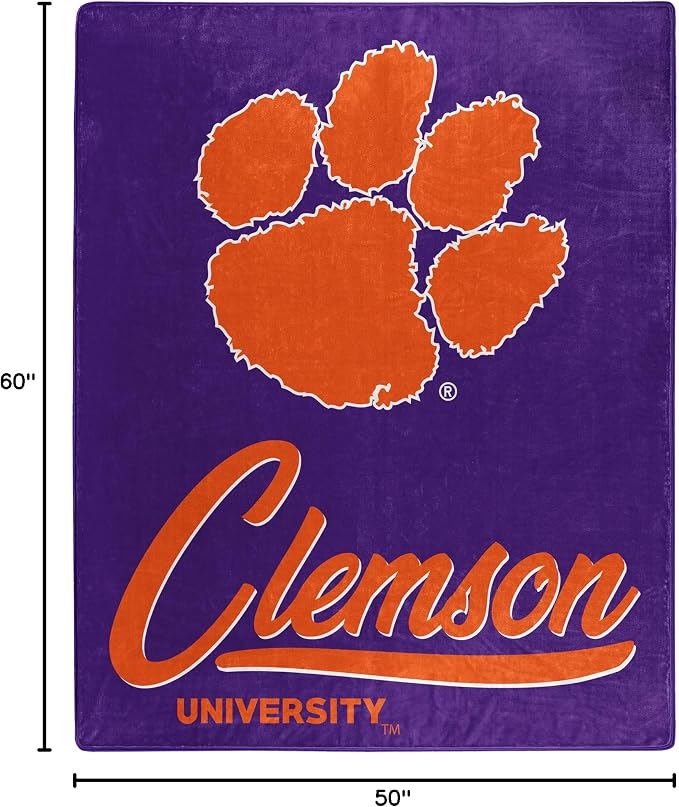 Northwest NCAA Unisex-Adult Raschel Throw Blanket