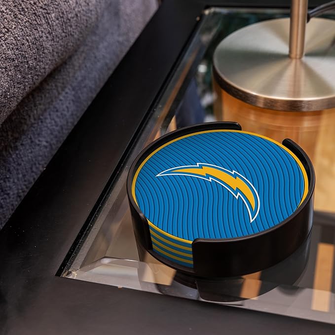Rico Industries NFL Football Classic Favorites: PVC Coaster Set (4-Pack)