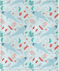 Northwest Jaws Coastal Sharks Silk Touch Throw Blanket 60x80 inches