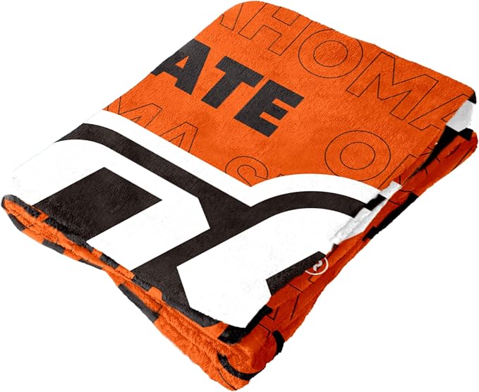 Logo Brands NCAA Classic Fleece Throw Blanket -50” x 60” Ultra-Soft Game Day Blanket with Bold Team Colors & Logo – Cozy College Team Bedding for Fans & Alumni
