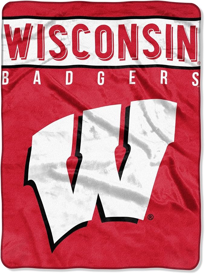 Northwest NCAA Unisex-Adult Raschel Throw Blanket