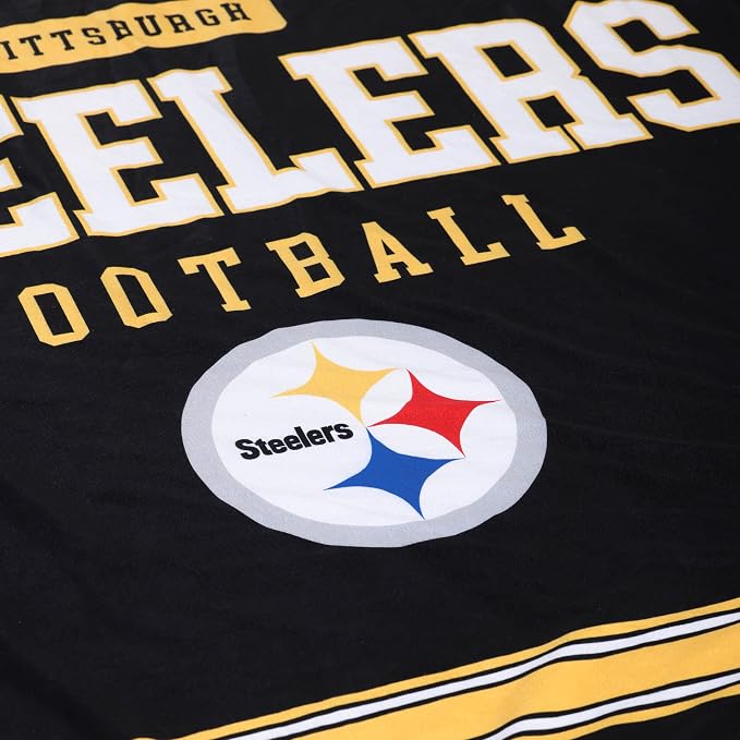 FOCO NFL Unisex-Adult NFL Team Logo Property 60" x 50" Sherpa Plush Throw Blanket