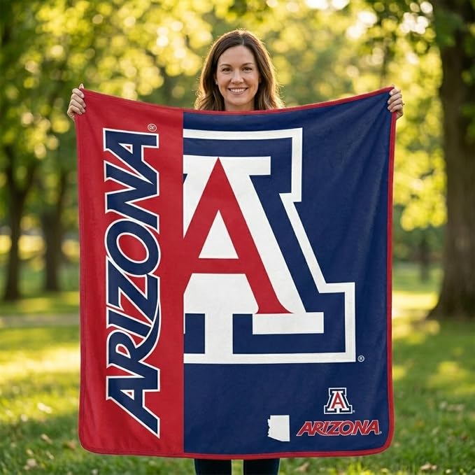 Proformance Home NCAA Arizona Wildcats Endzone Ultra Soft Tailgate Throw