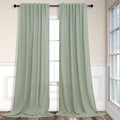 Sage Green Curtains 84 Inch Length by Pitalk