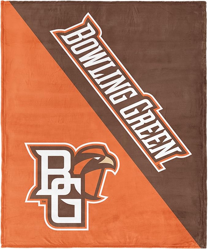 Northwest NCAA Silk Touch Throw Blanket, Ultra Soft Plush Polyester, Lightweight Warm Decorative Fan Gift, 46 x 60 in