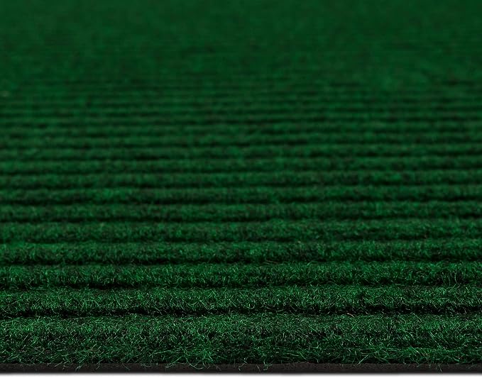 Mohawk Home Utility Floor Mat Solid Dark Forest Green (1'6" x 2'6" (2 Pack)) Perfect for Garage, Entryway, Porch, and Laundry Room