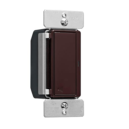 Eaton Z-Wave Plus RF9601DB Wireless Switch, Single Pole, 3-Way, Brown