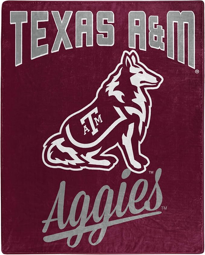 Northwest NCAA Unisex-Adult Raschel Throw Blanket