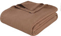 Superior Metro All-Season Cotton Blanket, Woven Blanket for Couch, Bed, Bedding, Farmhouse, Home Essentials, Cute and Cozy Bohemian Blankets, Herringbone Weave, King, Taupe