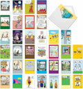NobleWorks 36 Assorted Funny Retro Cartoon Style Birthday Cards Bulk Box Set with Envelopes (36 Designs, 1 Each) Mixed Humor Card Variety Pack for Men and Women Cartoon Party AC9374BDG-B1x36