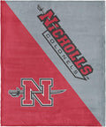Northwest NCAA Silk Touch Throw Blanket, Ultra Soft Plush Polyester, Lightweight Warm Decorative Fan Gift, 46 x 60 in