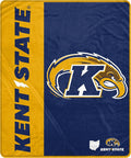 Pegasus Sports NCAA Kent State Golden Flash Endzone Ultra Soft Tailgate Throw