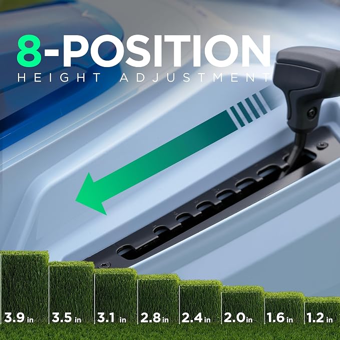 21" Cordless Lawn Mower, 80V Self-Propelled Mower with 2×4.0Ah Battery & Charger, Ultra-Quiet Motor for Medium-to-Large Yards, Lawn Care, Backyard Maintenance