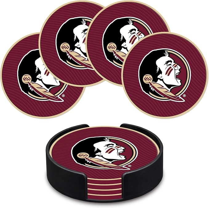 Rico Industries NCAA 4pack Coaster Set - Classic Favorites