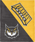Northwest NCAA Silk Touch Throw Blanket, Ultra Soft Plush Polyester, Lightweight Warm Decorative Fan Gift, 46 x 60 in