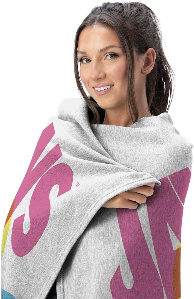 Northwest Jaws CMYK Poster Silk Touch Throw Blanket 60x80 inches