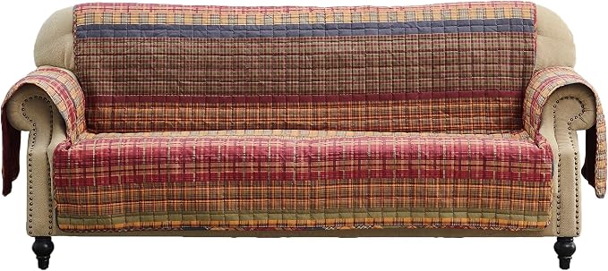 Greenland Home Fashions Gold Rush Reversible Slipcover - Furniture Protector - Sofa
