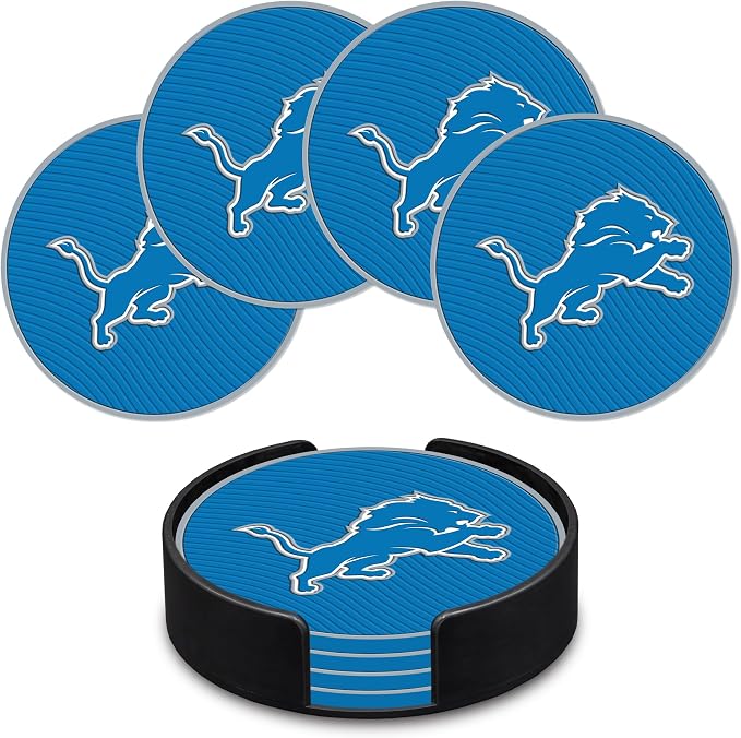 Rico Industries NFL Football Classic Favorites: PVC Coaster Set (4-Pack)