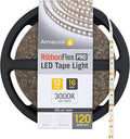 Armacost Lighting RibbonFlex Pro 12V White LED Strip Lights 120 LED/m, 3000K, 16.4 ft, 143230N
