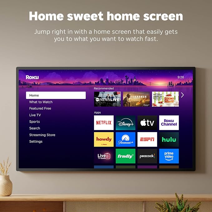 Roku Streaming Stick Plus with Voice Remote - 4K & HDR10+ | 4K & HDR Streaming Device for TV with Roku Voice Remote - Free & Live Local News, Sports