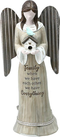 Pavilion - 7.5" Angel Figurine - Family When We Have Each Other, We Have Everything - Simplistic Rustic Modern Farmhouse Statue