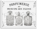 Vintage French Perfumery, 11 x 14 Inch Mounted Print on Wall Plaque | Stupell Industries · By Lettered and Lined · Ready to hang · Elegant French country charm for bathroom or hallway