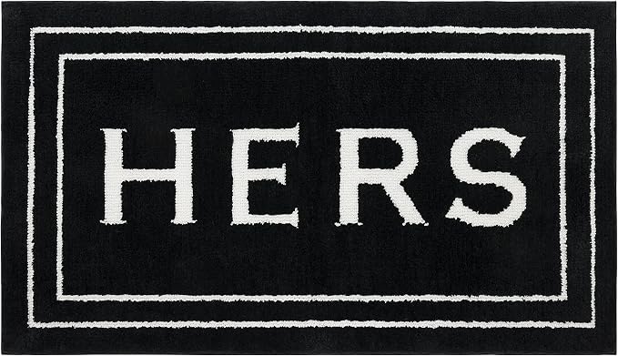 Mohawk Home Hers Ebony 2' x 3' 4" Bath Mat