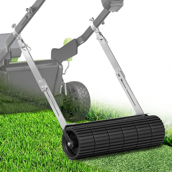 Lawn Striping Kit for 21" Walk-Behind Mowers, No-Sand Grass Striper Roller | No Sand Filling Required • Compatible with EGO LM2100, Toro Recycler & Honda HRX217 • Quick-Release • Works With Bagger