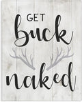 Stupell Industries Buck Naked Antlers Humor, 24 x 30 Inch Canvas Wall Art | Stupell Industries · By Lil' Rue · Ready to hang · Rustic novelty charm for cabin spaces · Made in USA