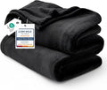 Bedsure GentleSoft Fleece Throw Blanket for Couch Black - Lightweight Plush Fuzzy Cozy Soft Halloween Blankets and Throws for Sofa, 50x60 inches