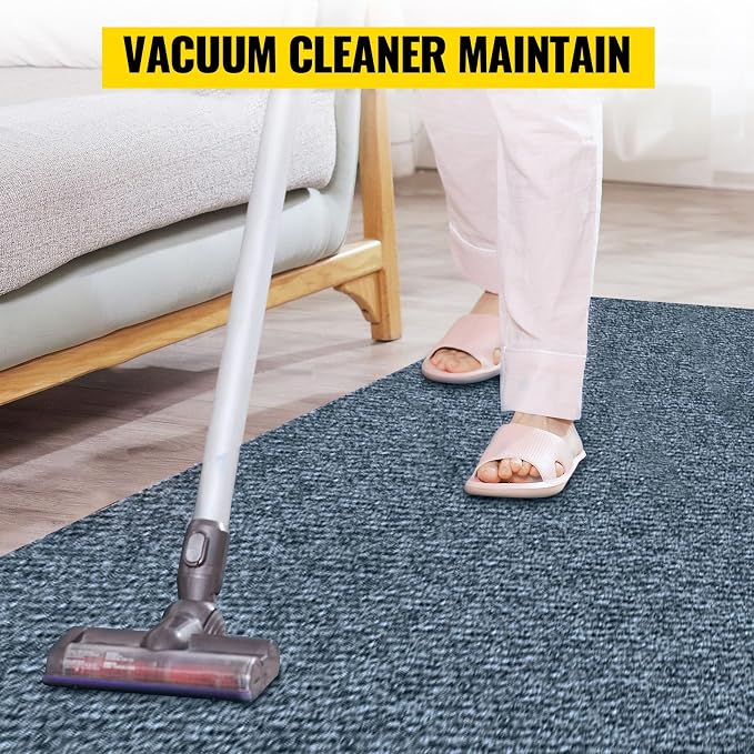 Happybuy 6 ft x 36 ft Grey Marine Carpet for Boats Waterproof - 0.18" Thick Indoor Outdoor Rug Carpet Roll for Home Patio Porch Deck