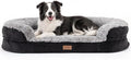 FUKUMARU Large Thickened Dog Couch Bed, Orthopedic, Waterproof & Washable | Heavy Duty Dog Sofa with 4" Extra-Thick Egg-Crate Foam, Relieves Joint Pressure, Fully Removable, Fits Medium to Large Dogs